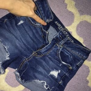 American eagle jean shorts
